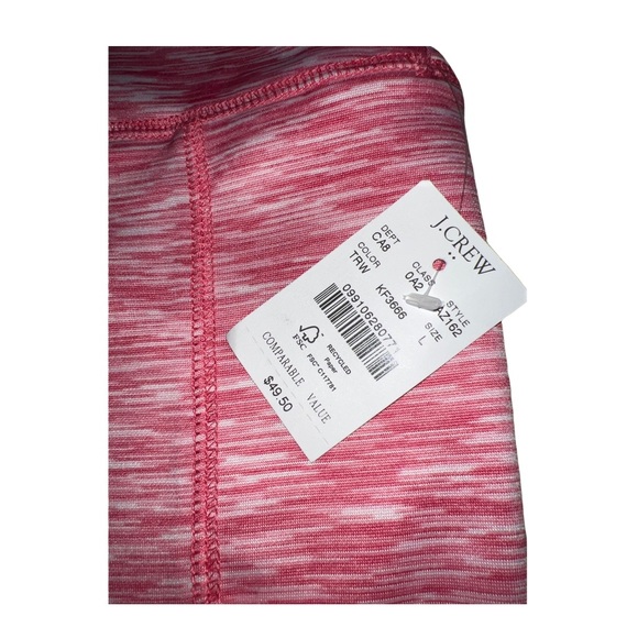 J. Crew Legging - Large, pink, white - Picture 5 of 8